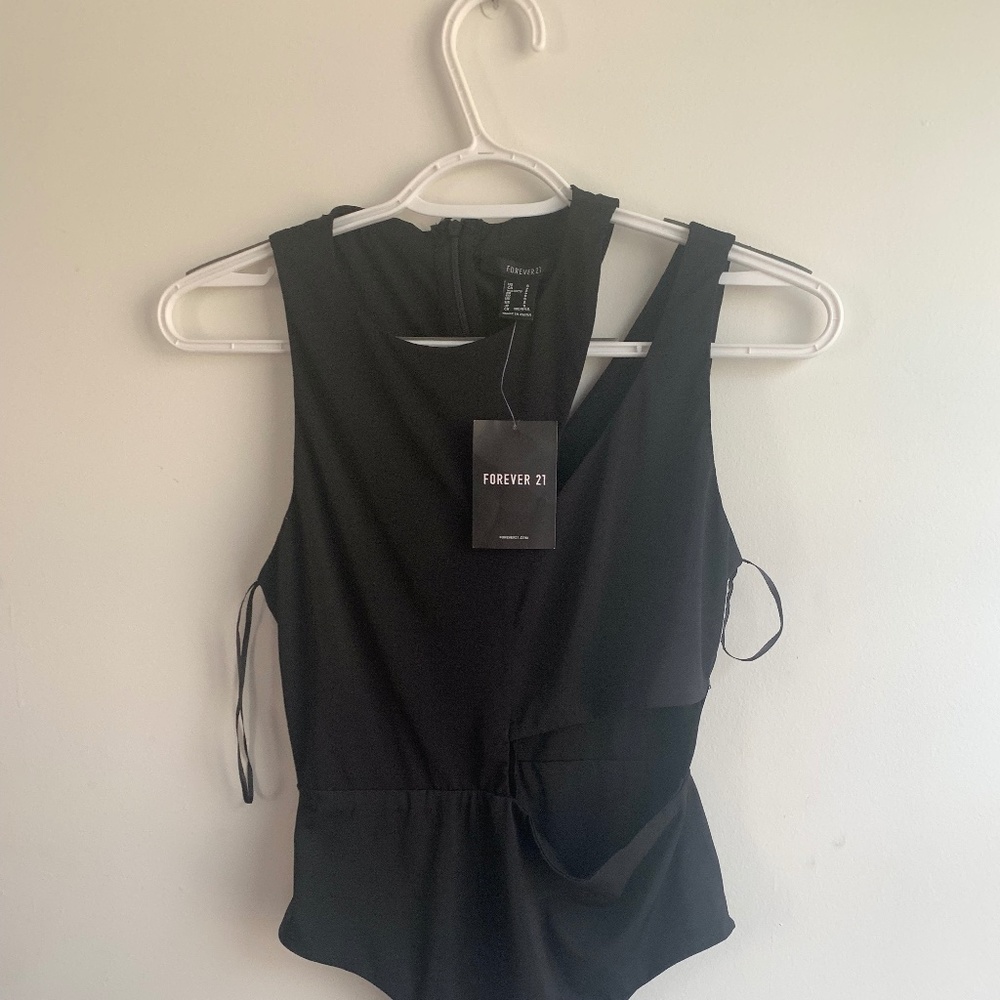 FOREVER 21 CUT OUT BODY SUIT